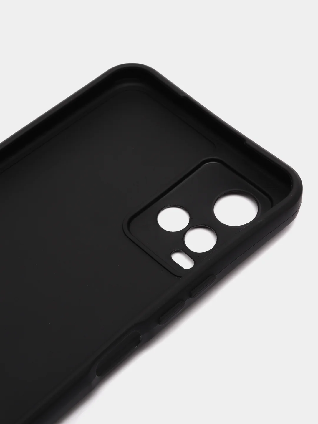 Черный силиконовый чехол для Vivo Y33s, Y21 2021 (Виво у33С, у21 2021), прозрачный
