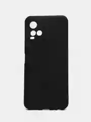Черный силиконовый чехол для Vivo Y33s, Y21 2021 (Виво у33С, у21 2021), прозрачный