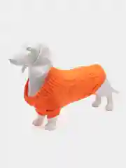 Оранжевый вязанный свитер для собак