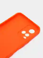 Оранжевый силиконовый чехол для Vivo Y33s, Y21 2021 (Виво у33С, у21 2021), прозрачный