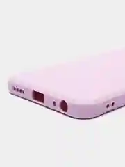 Сиреневый силиконовый чехол для Vivo Y33s, Y21 2021 (Виво у33С, у21 2021), прозрачный