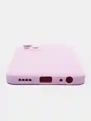 Сиреневый силиконовый чехол для Vivo Y33s, Y21 2021 (Виво у33С, у21 2021), прозрачный