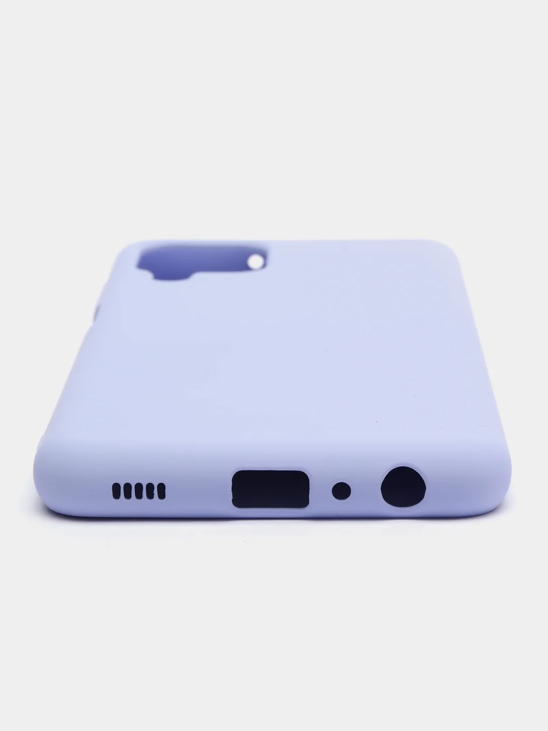 Сиреневый чехол для Samsung Galaxy A22 4G / Galaxy M22 / Galaxy M32 Silicone Cover силиконовый
