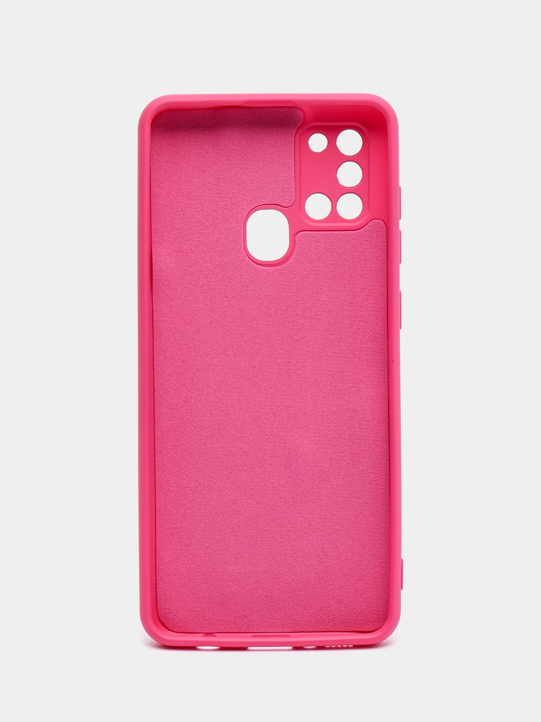 Вишнёвый чехол Samsung Galaxy A21s, Самунг Галакси А21с силиконовый Silicone Cover с закрытым низом