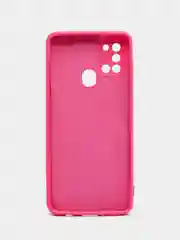 Вишнёвый чехол Samsung Galaxy A21s, Самунг Галакси А21с силиконовый Silicone Cover с закрытым низом