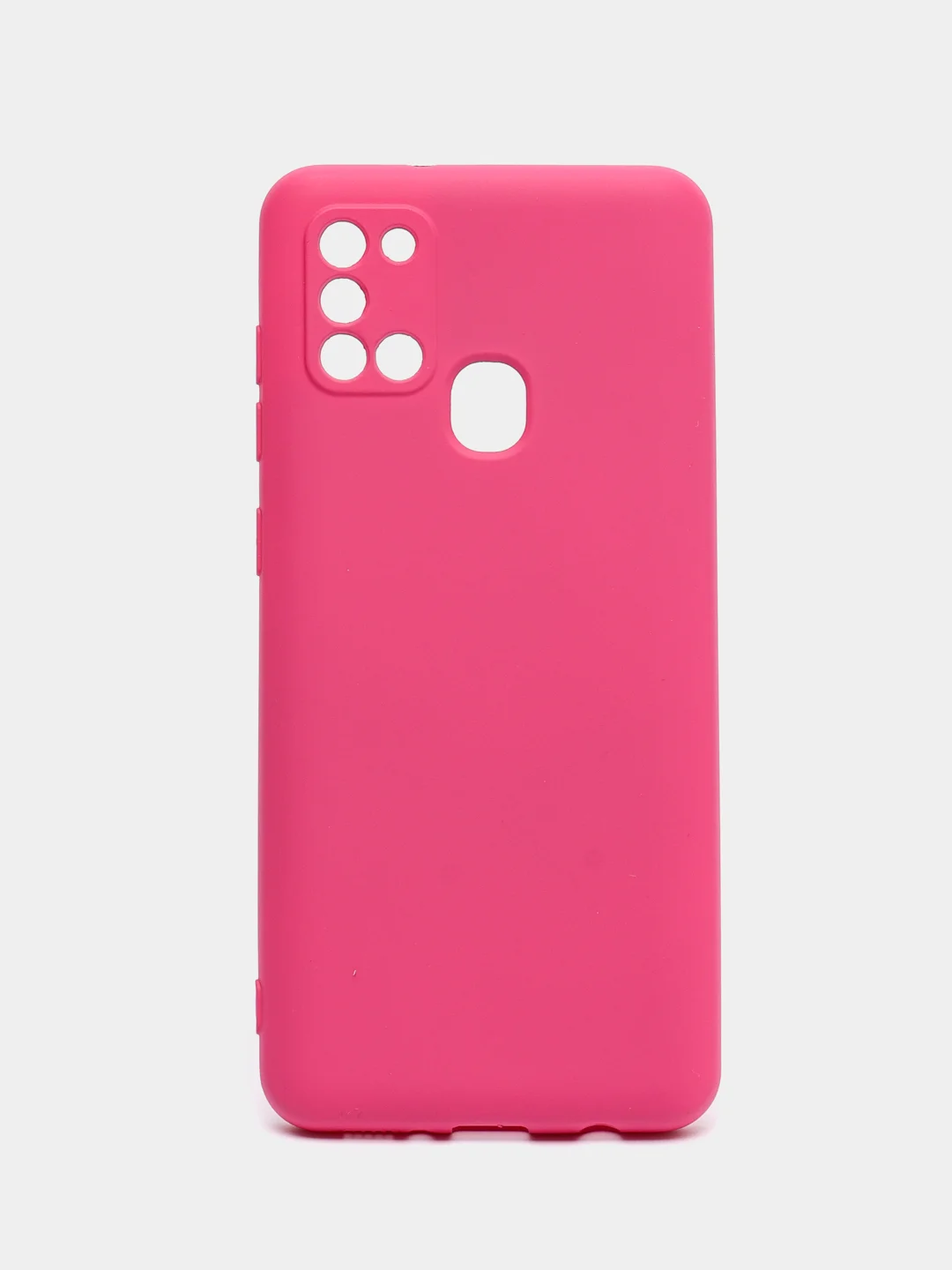 Вишнёвый чехол Samsung Galaxy A21s, Самунг Галакси А21с силиконовый Silicone Cover с закрытым низом