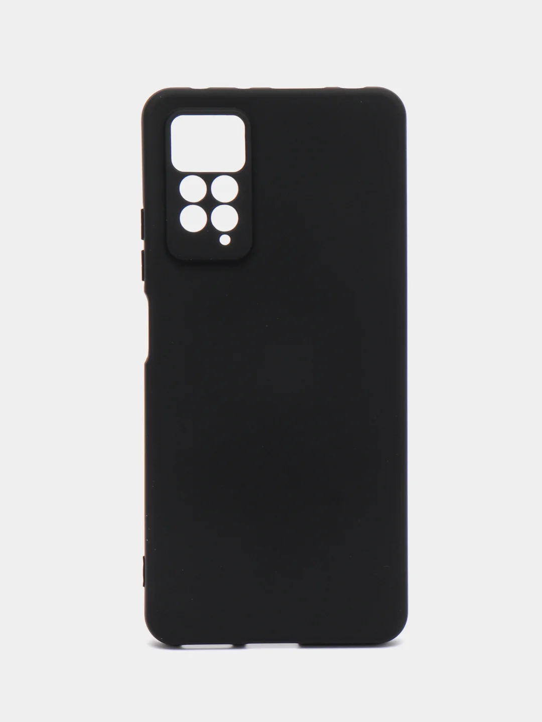 Черный чехол Silicone Cover Redmi Note 11 Pro / Note 12 Сяоми Редми Нот 11 Про 4G