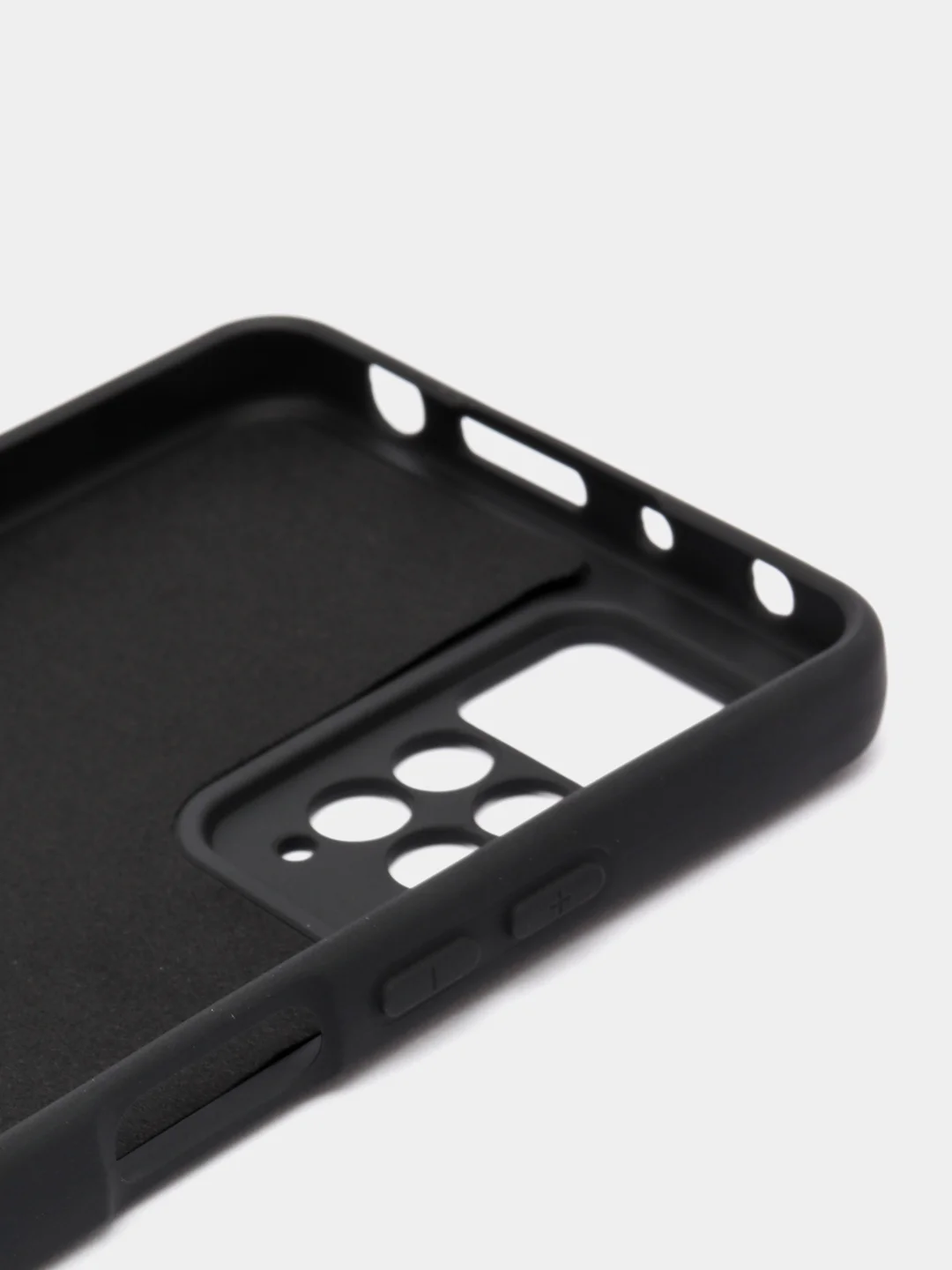 Черный чехол Silicone Cover Redmi Note 11 Pro / Note 12 Сяоми Редми Нот 11 Про 4G