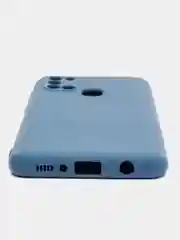 Синий чехол Samsung Galaxy A21s, Самунг Галакси А21с силиконовый Silicone Cover с закрытым низом