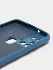 Синий чехол Samsung Galaxy A21s, Самунг Галакси А21с силиконовый Silicone Cover с закрытым низом