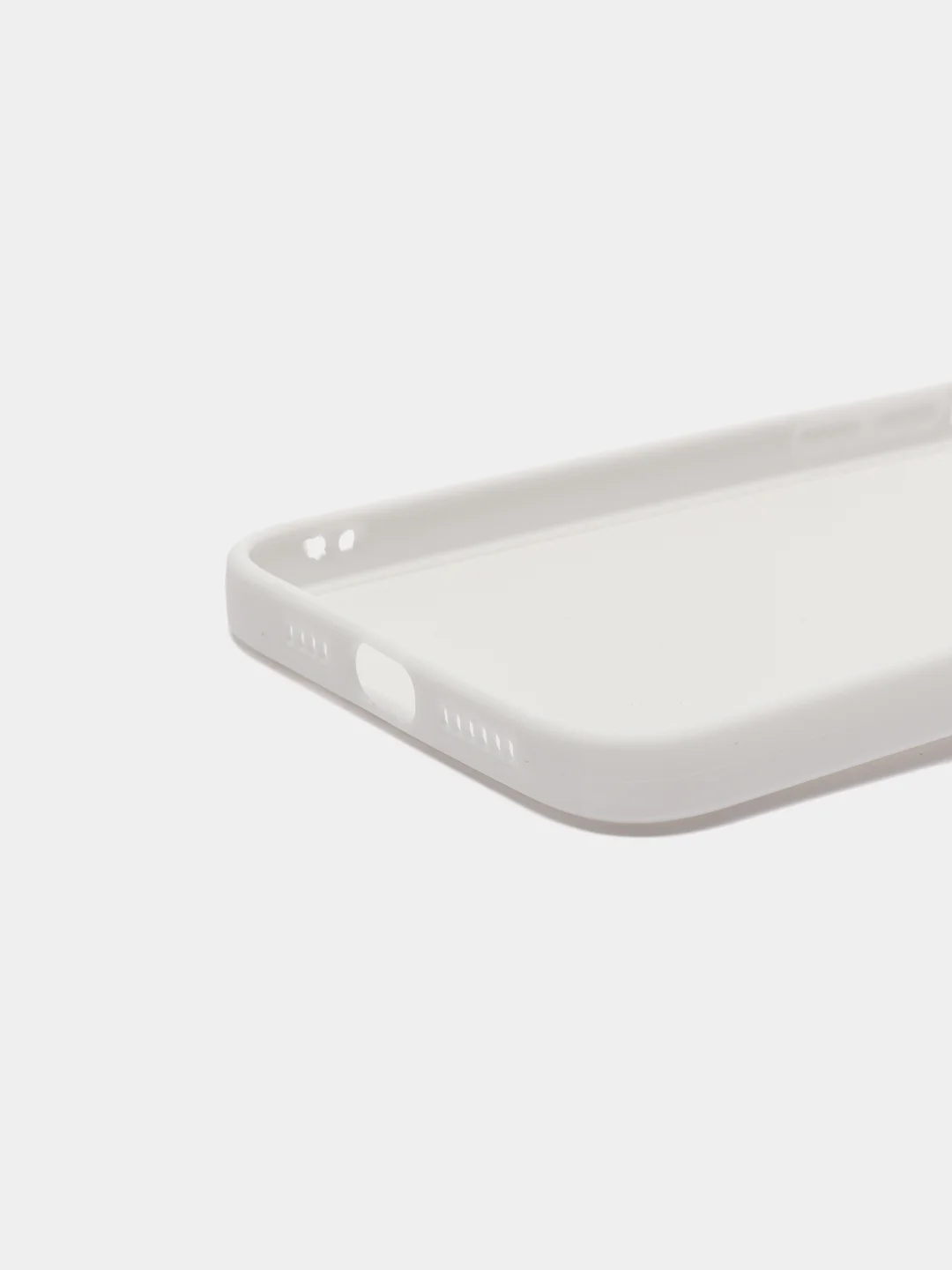 Белый чехол для iPhone 14 / 14 Pro / 14 Plus / 14 Pro Max (айфон 14) силиконовый