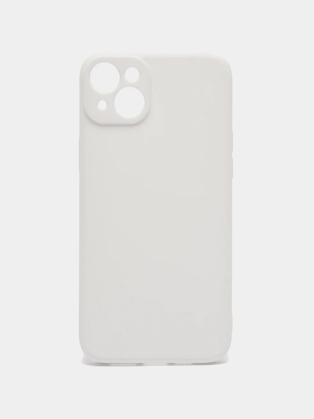 Белый чехол для iPhone 14 / 14 Pro / 14 Plus / 14 Pro Max (айфон 14) силиконовый