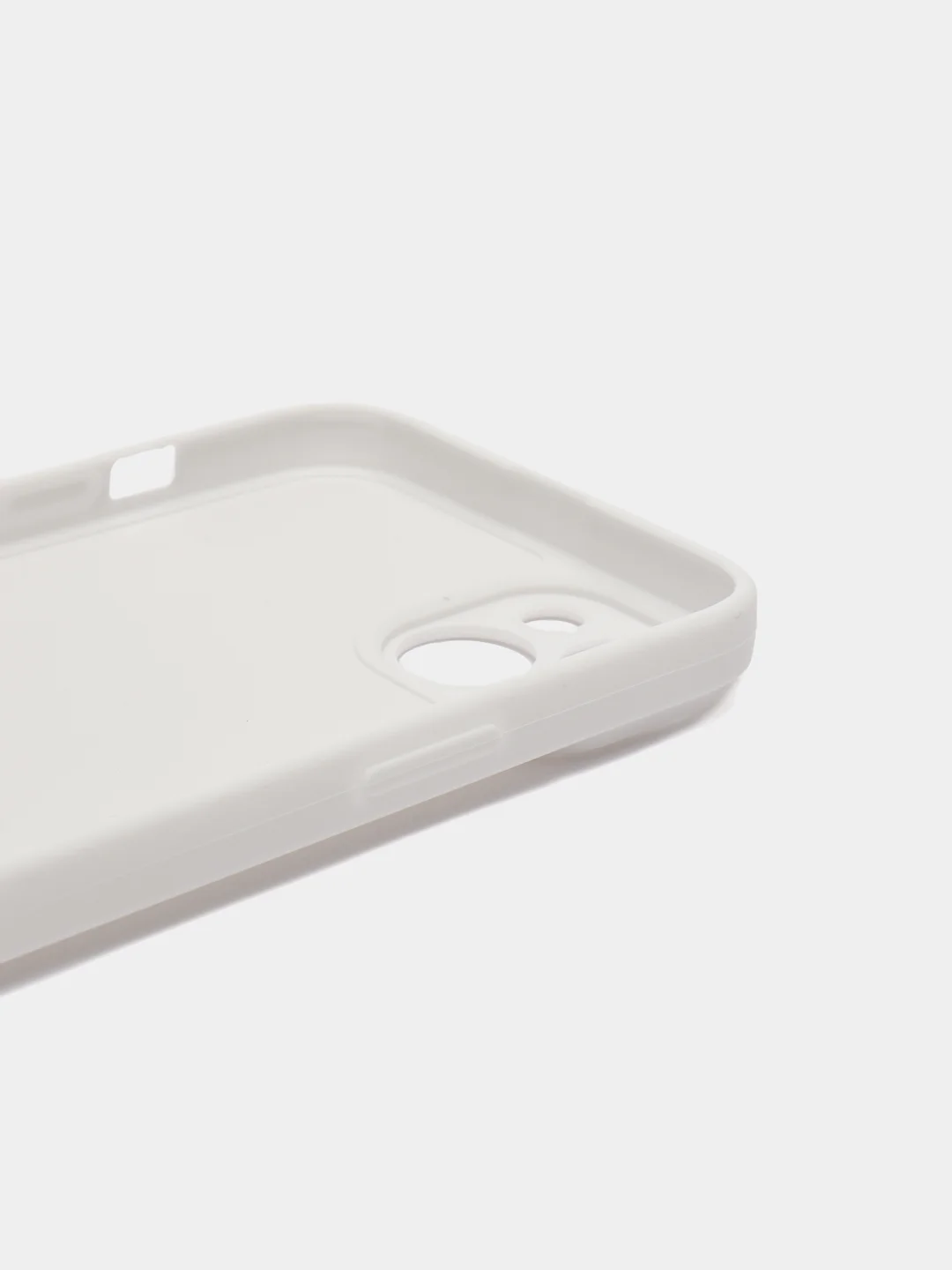 Белый чехол для iPhone 14 / 14 Pro / 14 Plus / 14 Pro Max (айфон 14) силиконовый