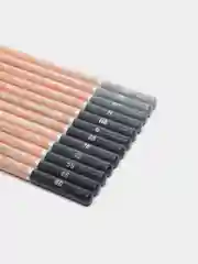 Карандаши Brauberg Art Classic 4H-8B, художественные, чернографитные, набор 12 штук