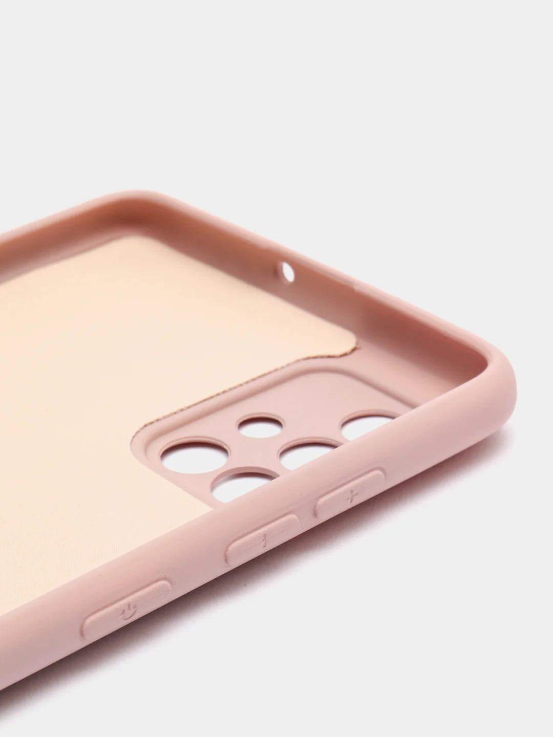 Бежевый чехол Samsung Galaxy A71, Самсунг Галакси А71 силиконовый Silicone Cover