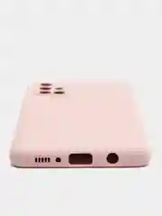 Бежевый чехол Samsung Galaxy A71, Самсунг Галакси А71 силиконовый Silicone Cover