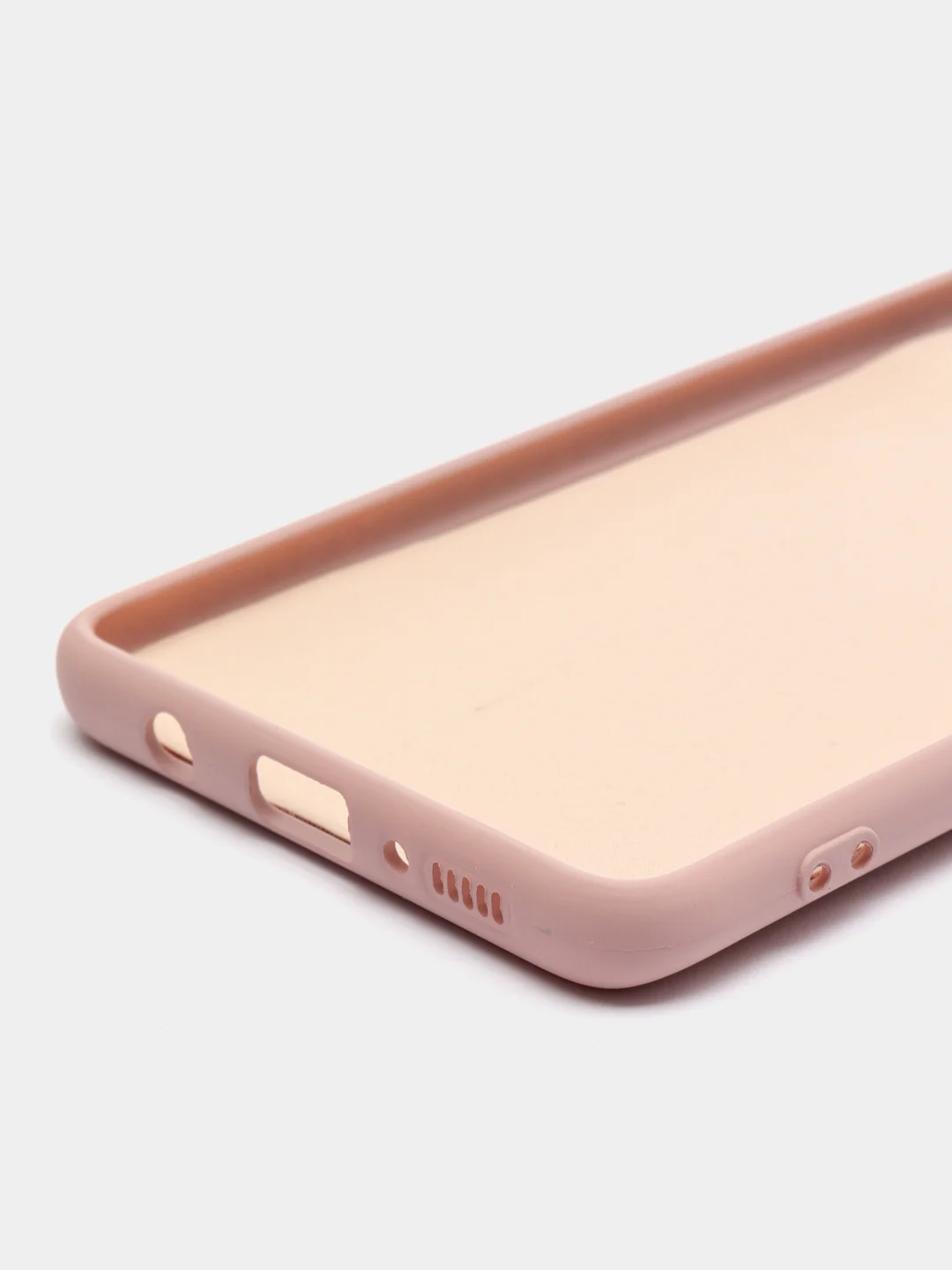 Бежевый чехол Samsung Galaxy A71, Самсунг Галакси А71 силиконовый Silicone Cover