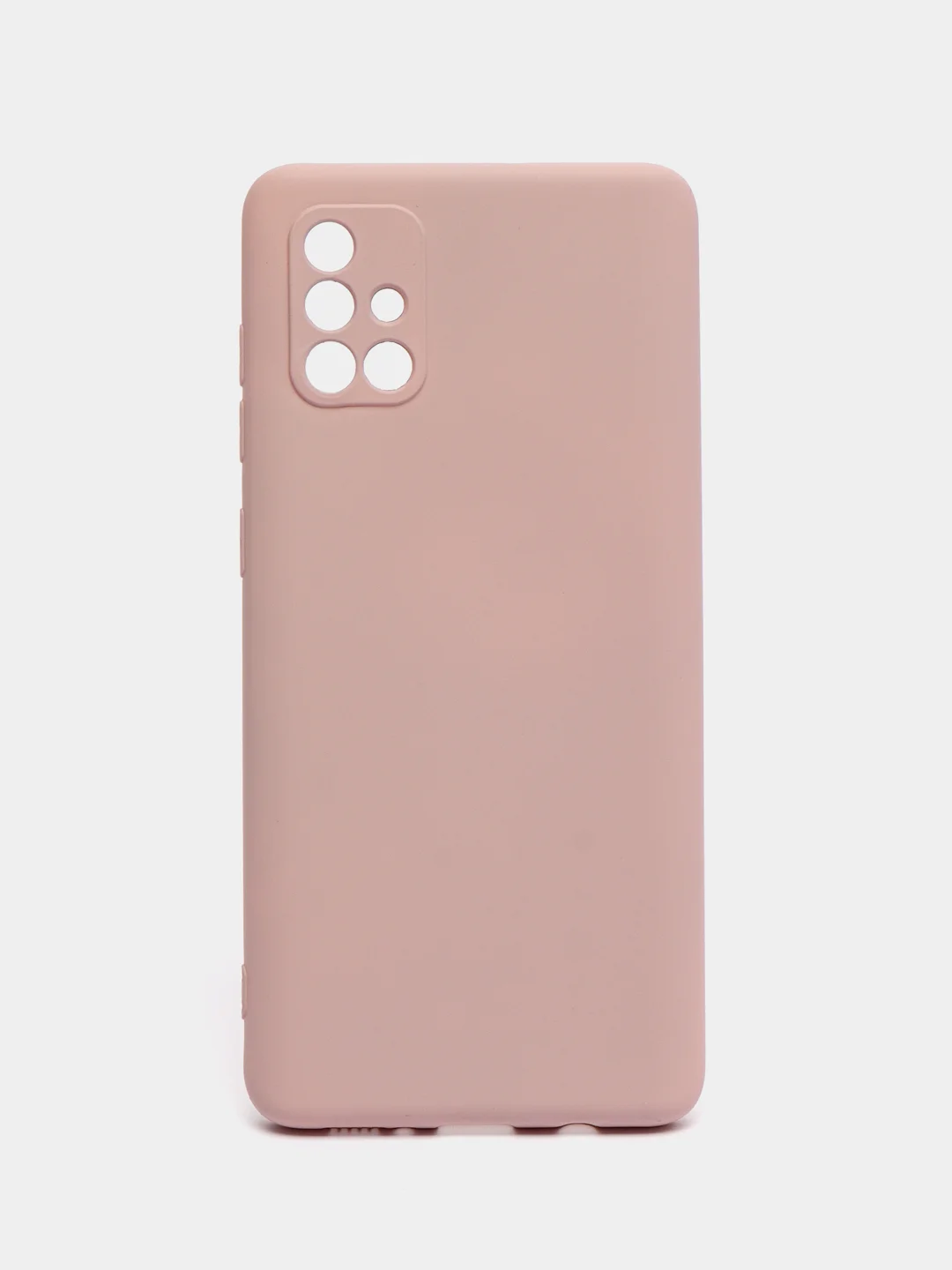 Бежевый чехол Samsung Galaxy A71, Самсунг Галакси А71 силиконовый Silicone Cover