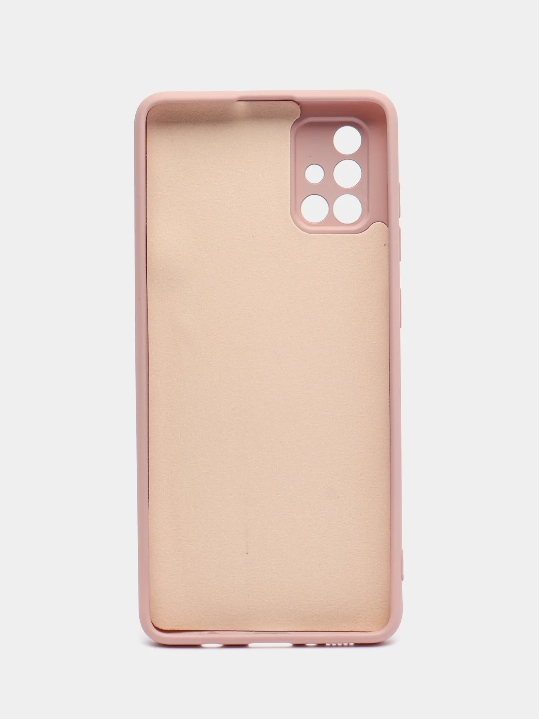 Бежевый чехол Samsung Galaxy A71, Самсунг Галакси А71 силиконовый Silicone Cover