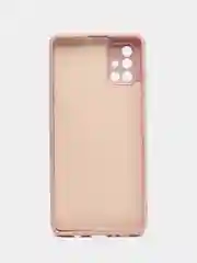 Бежевый чехол Samsung Galaxy A71, Самсунг Галакси А71 силиконовый Silicone Cover