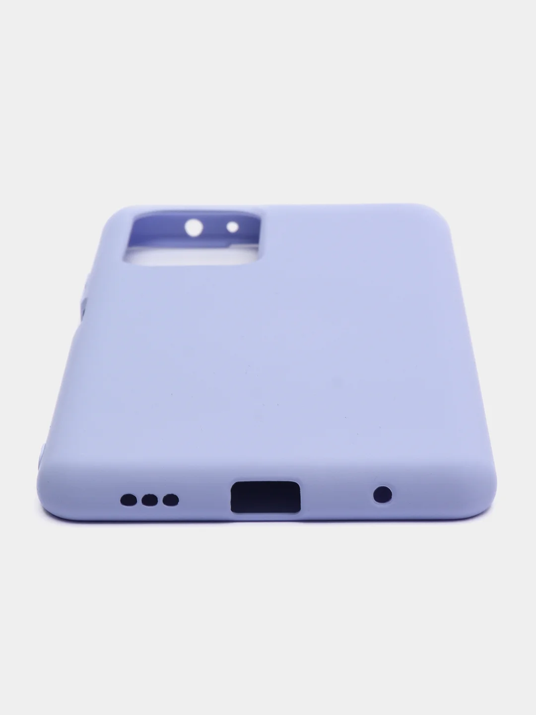Сиреневый чехол силиконовый Silicone Cover для Xiaomi Redmi Note 10 Pro, Сяоми Редми Нот 10 Про