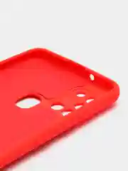 Алый чехол Samsung Galaxy A21s, Самунг Галакси А21с силиконовый Silicone Cover с закрытым низом