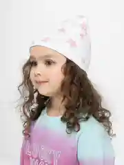 Серебряный шапка детская