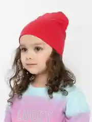 Алый детская шапка