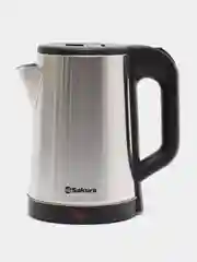 Чайник электрический Sakura SA-2167BK, нержавеющая сталь, черный, 1.8 л