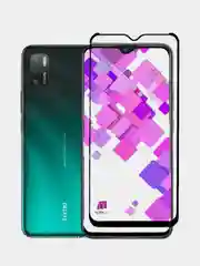 Черный защитное стекло 21D" Tecno Spark 5 Air /Spark 7/ 6 GO/Camon15/Camon15 Air/Pouvoir 4
