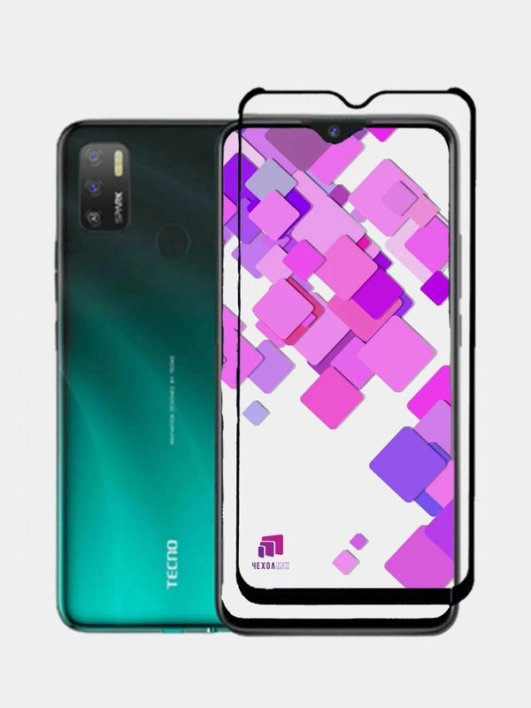 Защитное стекло 21D" Tecno Spark 5 Air /Spark 7/ 6 GO/Camon15/Camon15 Air/Pouvoir 4