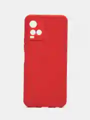Коралловый силиконовый чехол для Vivo Y33s, Y21 2021 (Виво у33С, у21 2021), прозрачный
