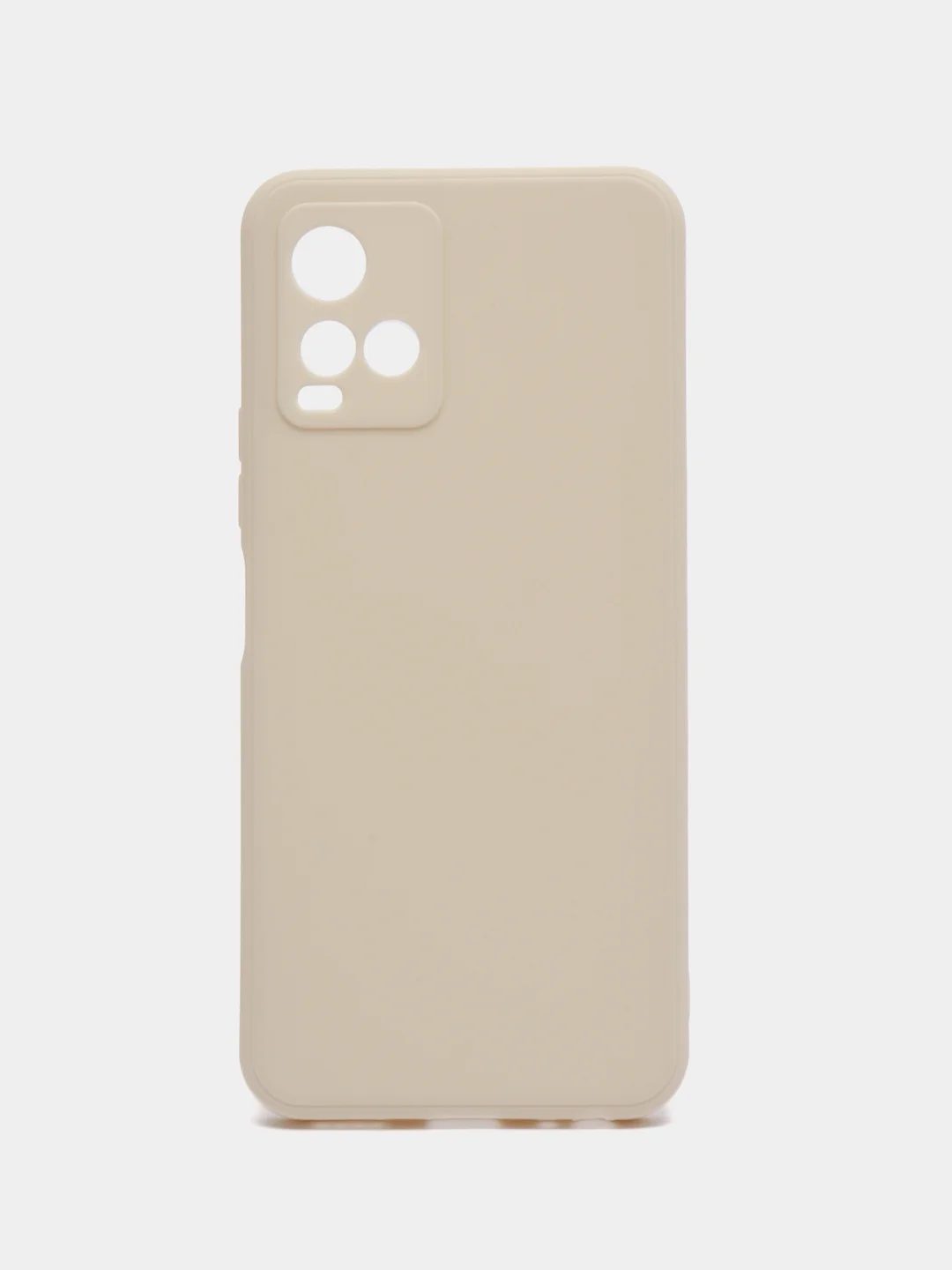 Молочный силиконовый чехол для Vivo Y33s, Y21 2021 (Виво у33С, у21 2021), прозрачный