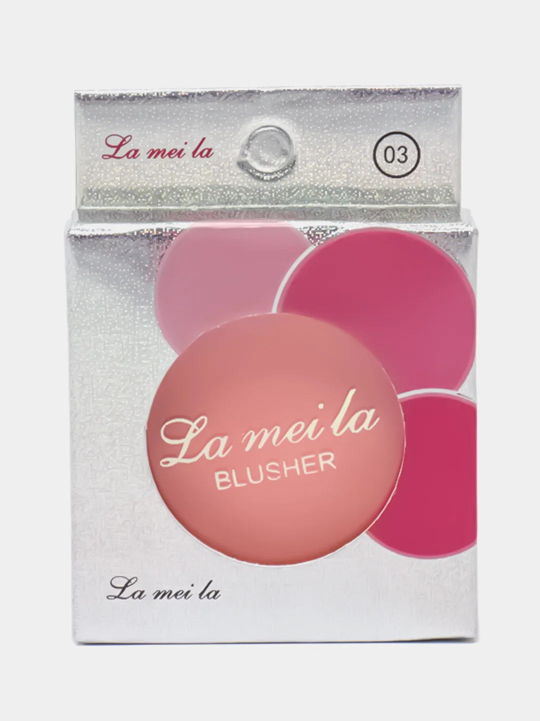 Кораллово-розовый румяна для лица Lameila
