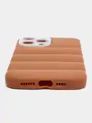 Коричневый чехол на айфон (iPhone) 11 13 Pro Max 12 mini XR XS Max 7 8 Plus SE силиконовый