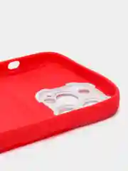 Красный чехол на айфон (iPhone) 11 13 Pro Max 12 mini XR XS Max 7 8 Plus SE силиконовый