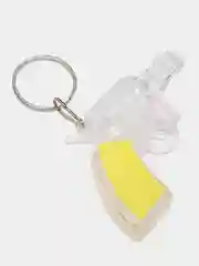 Желтый брелок фонарик "Пистолет"