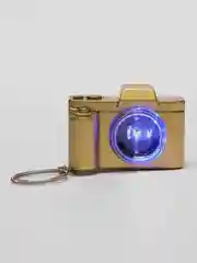 Золотой брелок фонарик "Фотоаппарат"