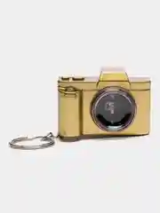 Золотой брелок фонарик "Фотоаппарат"