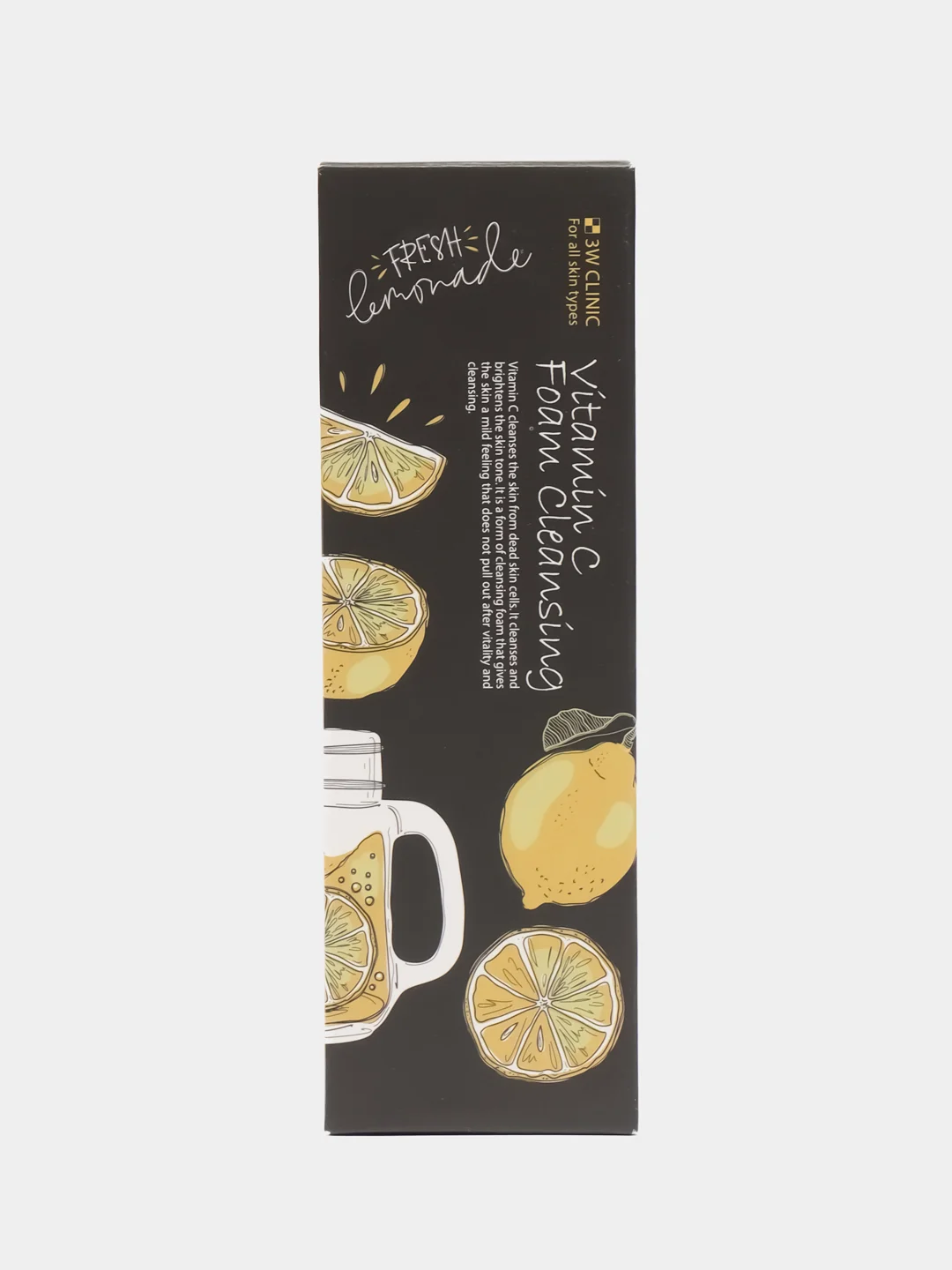 Пенка для умывания с витамином С 3W Clinic Vitamin C Foam Cleansing, 100 мл, Корея