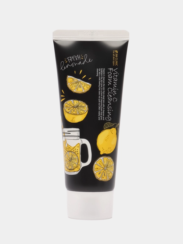 Пенка для умывания с витамином С 3W Clinic Vitamin C Foam Cleansing, 100 мл,  Корея