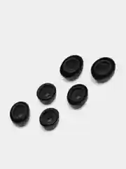 Черный амбушюры для AirPods Pro, силиконовые, размер S, M, L