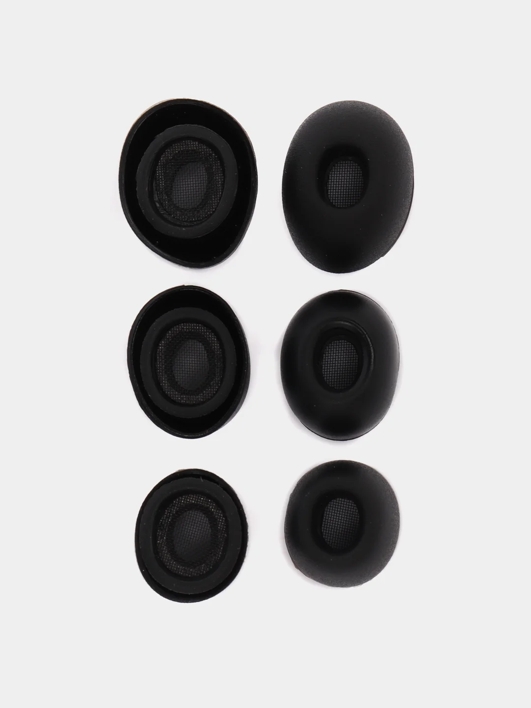 Черный амбушюры для AirPods Pro, силиконовые, размер S, M, L