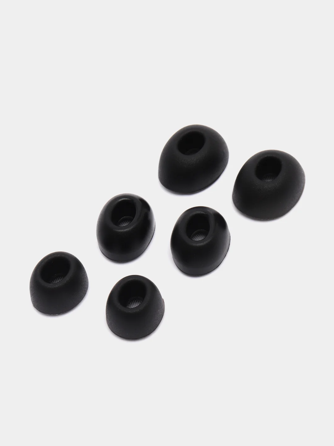Черный амбушюры для AirPods Pro, силиконовые, размер S, M, L