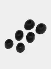 Черный амбушюры для AirPods Pro, силиконовые, размер S, M, L