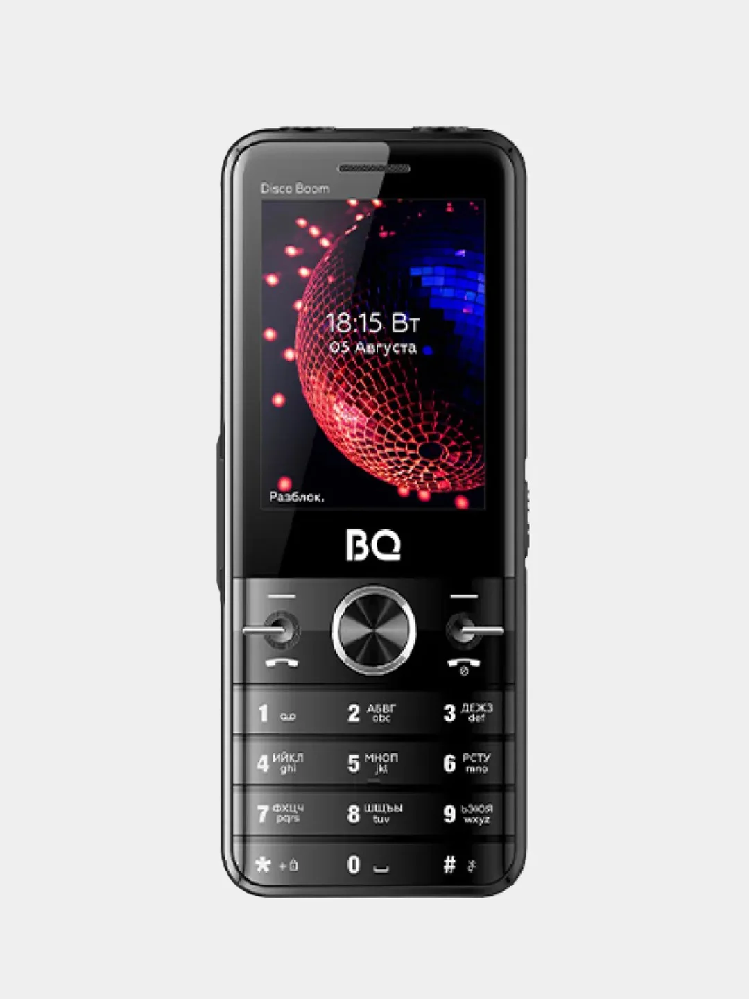 Черный телефон мобильный BQ 2842 Disco Boom, 4000 мАч