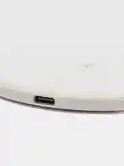 Белый беспроводная зарядка для iPhone и Android, 5 Вт