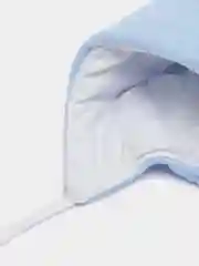 Голубой шапка детская утепленная