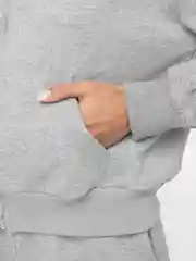 Серый меланж костюм на флисе, серый