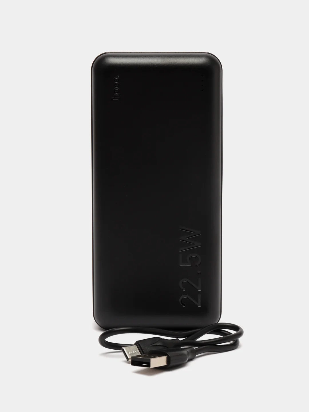 Черный повербанк Hoco J101B, быстрая зарядка, 30000 mAh, 2 USB + Type-C